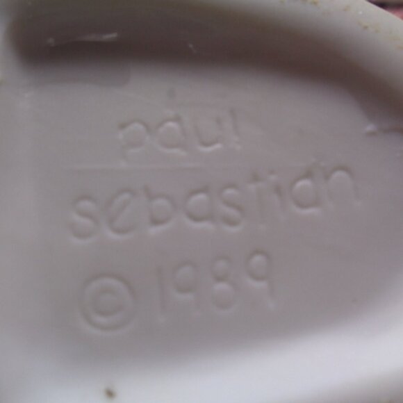 Paul Sebastian Fine Porcelain Figure, 9" Tall, 1989 Boys Of Summer - Picture 5 of 5